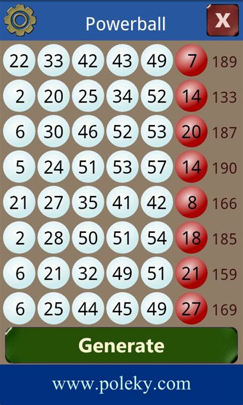 national lottery number generator
